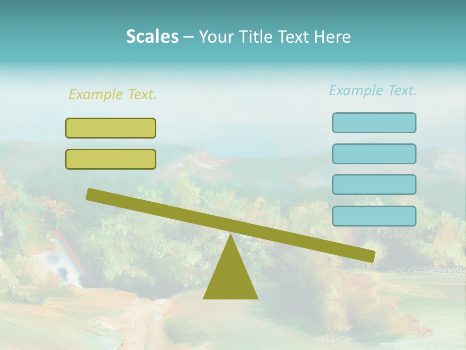 Seasson Oil Green PowerPoint Template