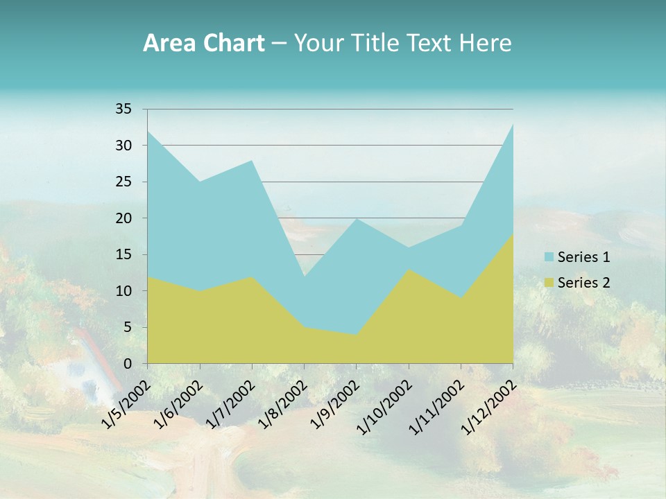 Seasson Oil Green PowerPoint Template