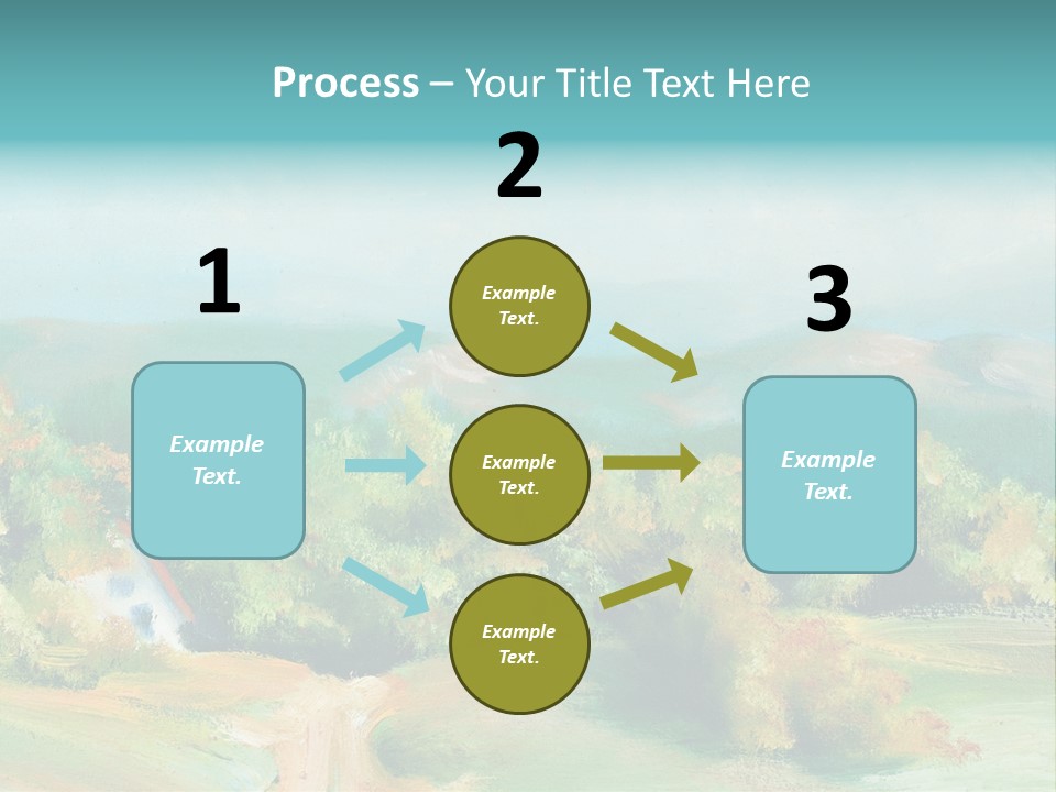 Seasson Oil Green PowerPoint Template
