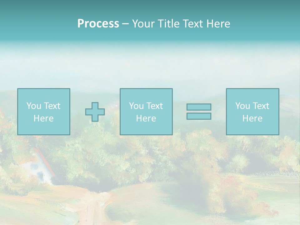 Seasson Oil Green PowerPoint Template