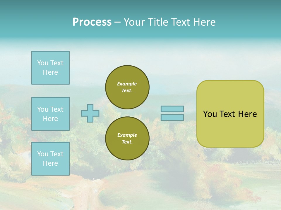 Seasson Oil Green PowerPoint Template