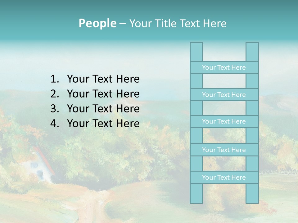 Seasson Oil Green PowerPoint Template