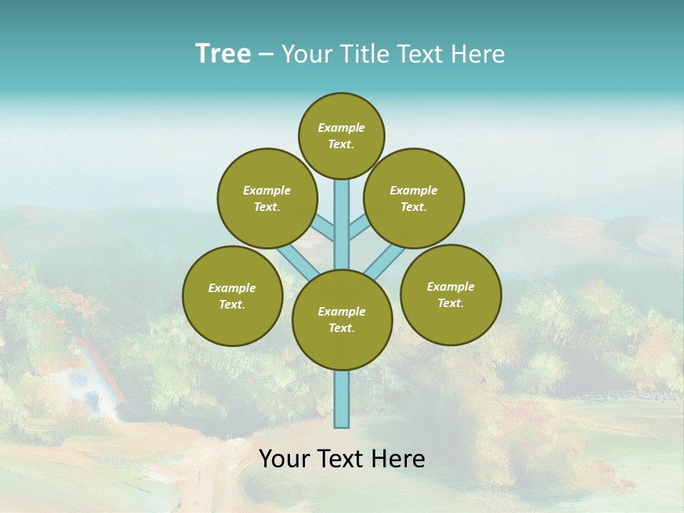 Seasson Oil Green PowerPoint Template