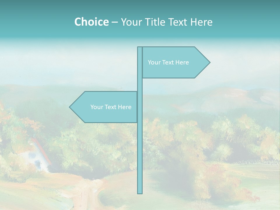 Seasson Oil Green PowerPoint Template