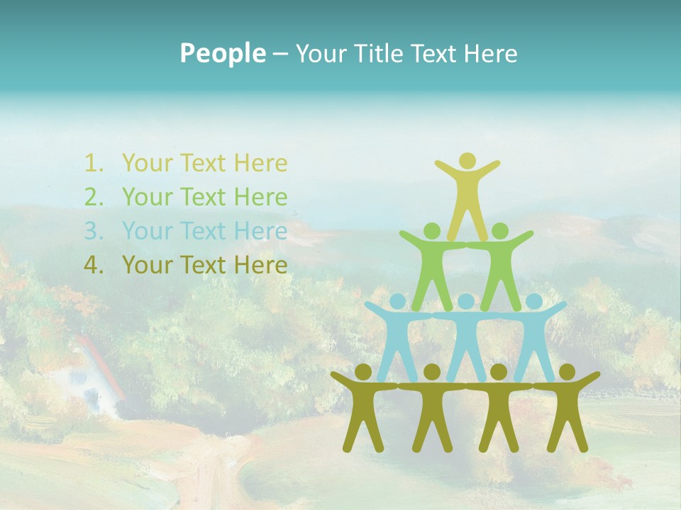 Seasson Oil Green PowerPoint Template