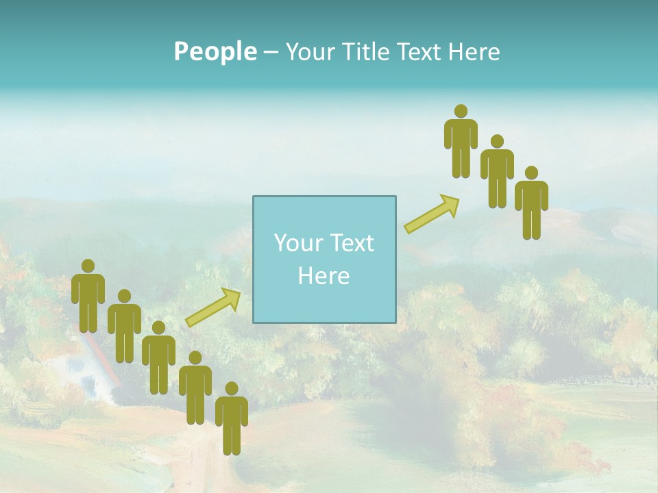 Seasson Oil Green PowerPoint Template