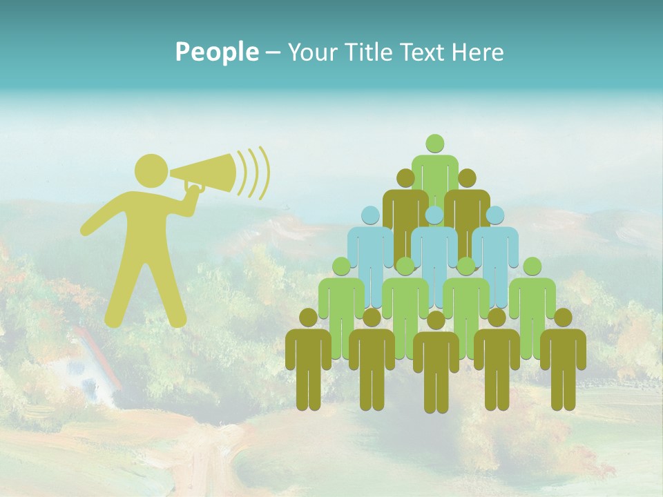 Seasson Oil Green PowerPoint Template