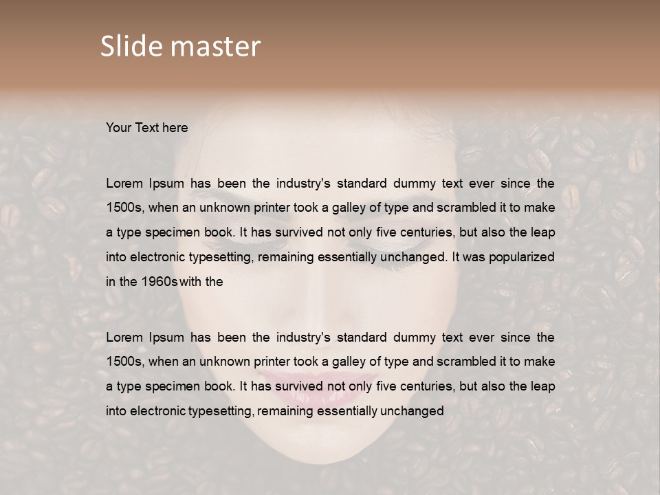 Glamor Body Tenderness PowerPoint Template