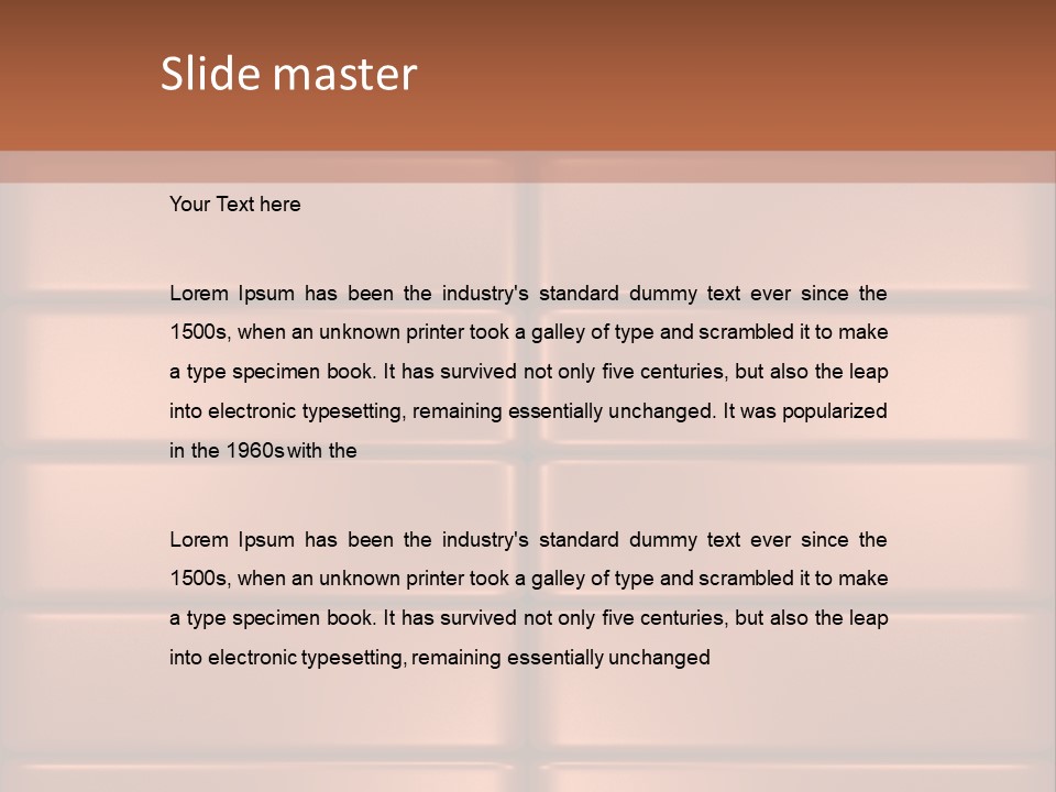 Wallpaper Metal Textured PowerPoint Template