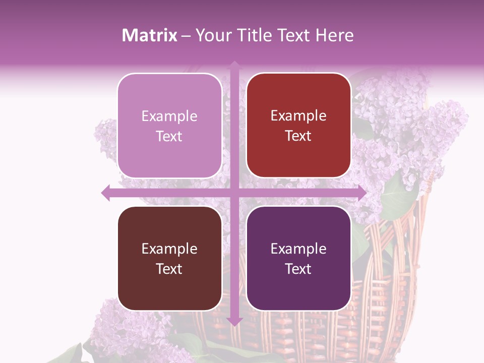 Tree Bunch Bouquet PowerPoint Template