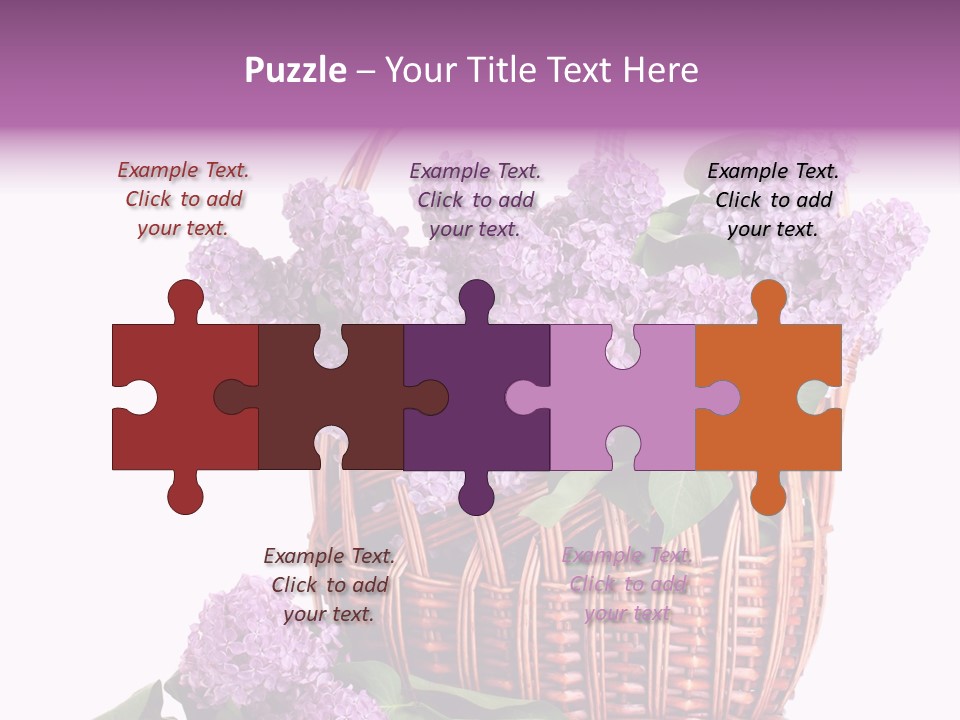 Tree Bunch Bouquet PowerPoint Template