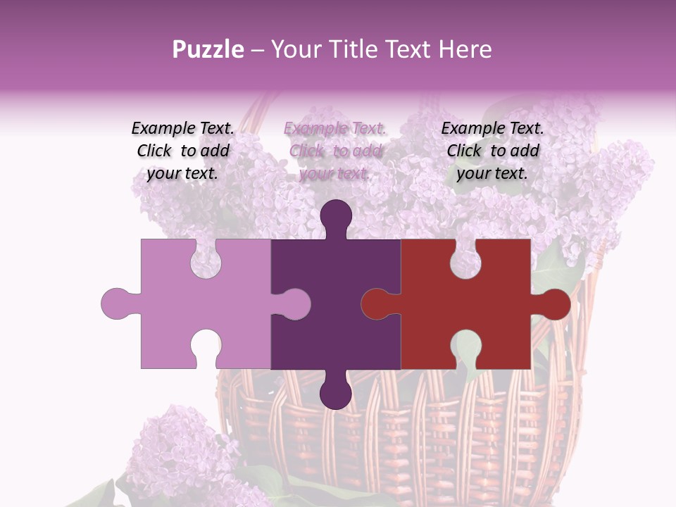 Tree Bunch Bouquet PowerPoint Template