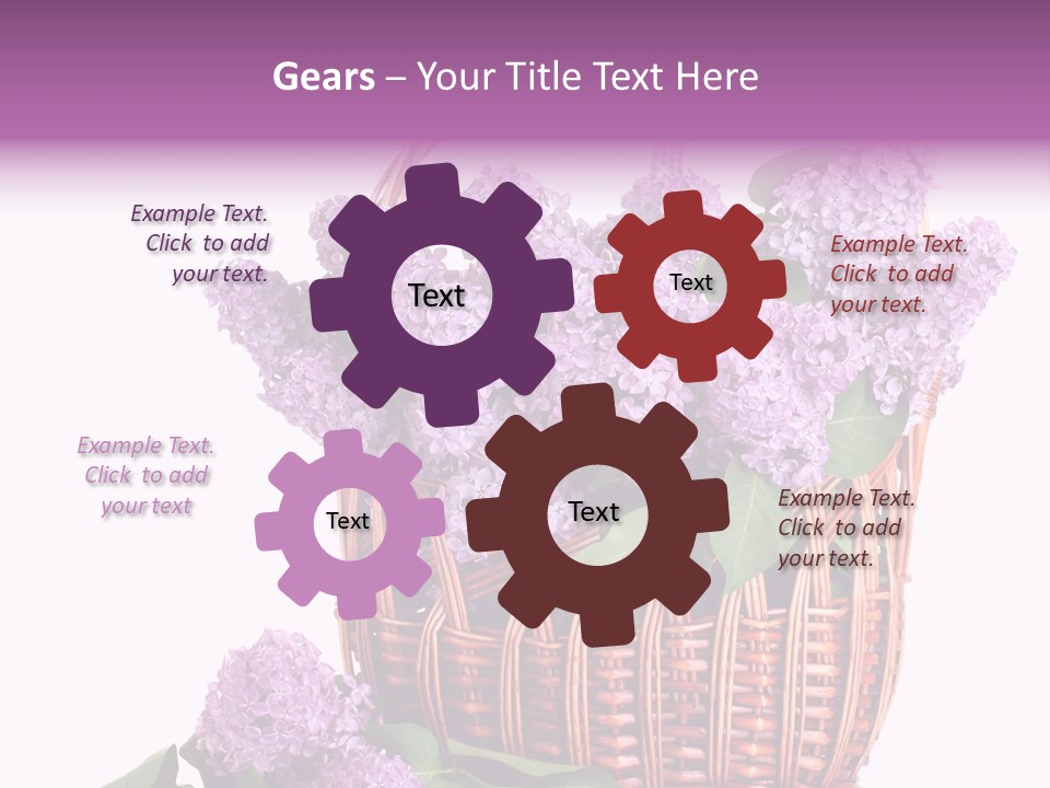 Tree Bunch Bouquet PowerPoint Template