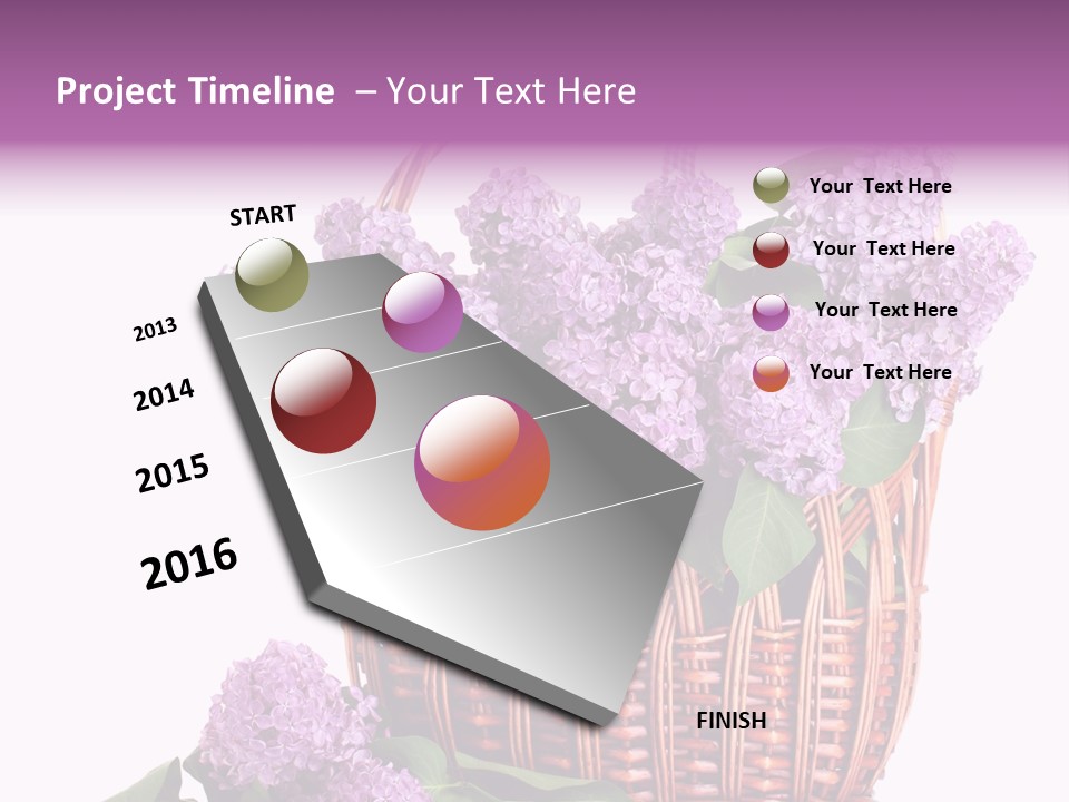 Tree Bunch Bouquet PowerPoint Template