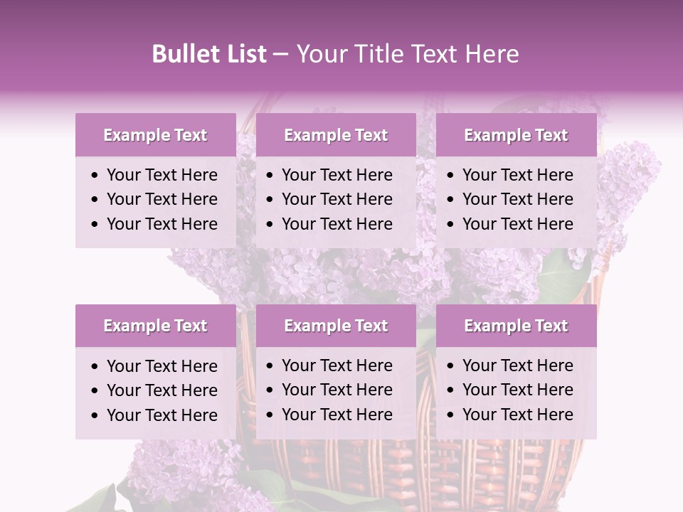 Tree Bunch Bouquet PowerPoint Template