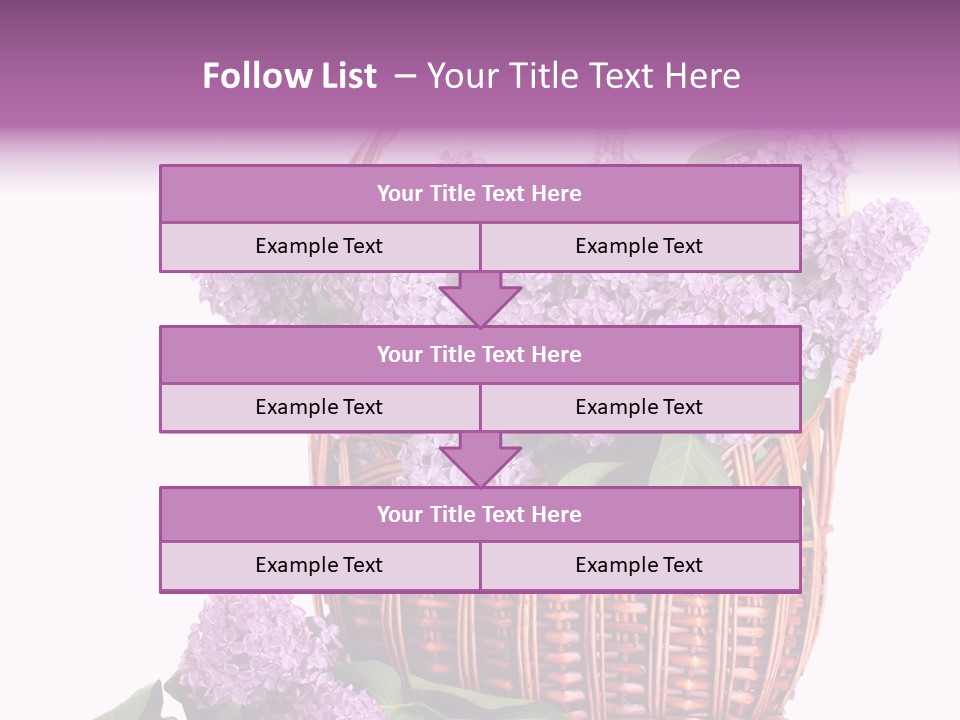 Tree Bunch Bouquet PowerPoint Template