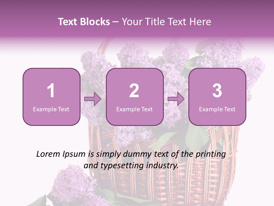 Tree Bunch Bouquet PowerPoint Template