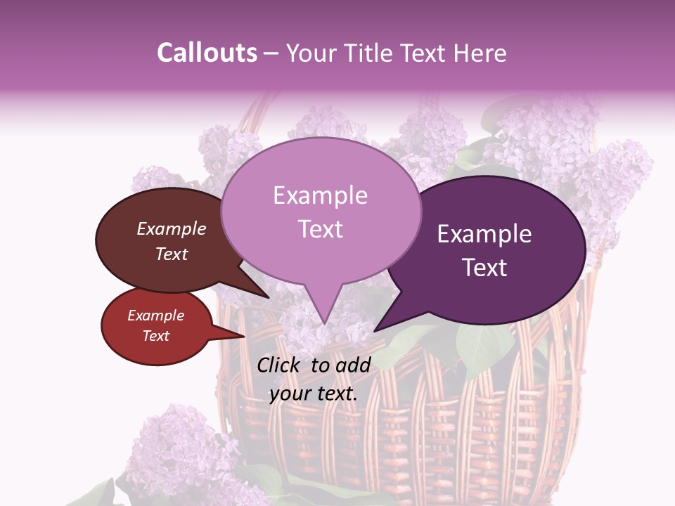 Tree Bunch Bouquet PowerPoint Template