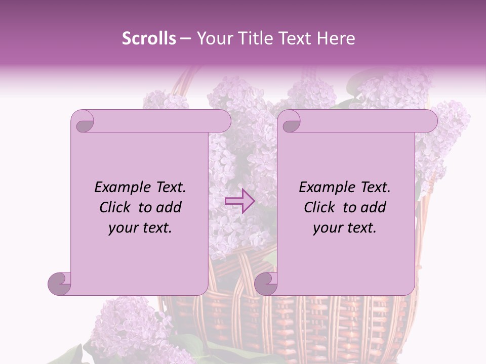 Tree Bunch Bouquet PowerPoint Template