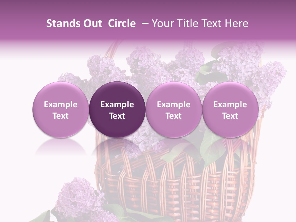 Tree Bunch Bouquet PowerPoint Template