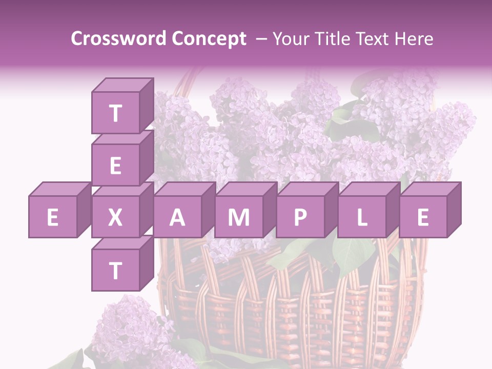 Tree Bunch Bouquet PowerPoint Template