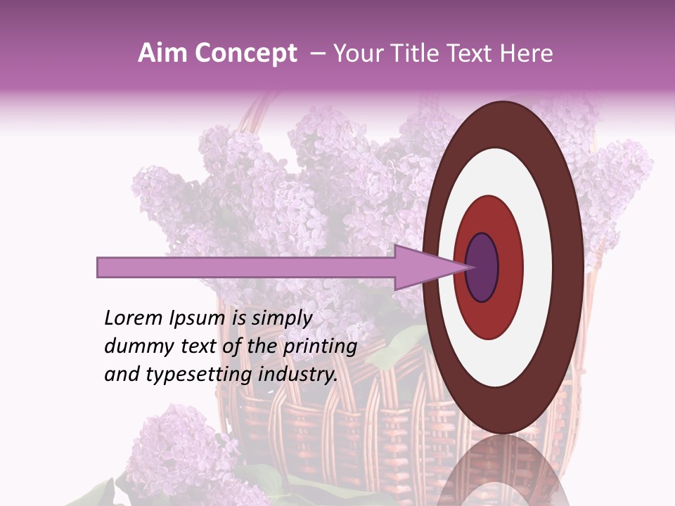 Tree Bunch Bouquet PowerPoint Template