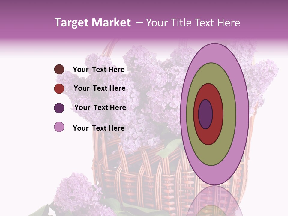 Tree Bunch Bouquet PowerPoint Template