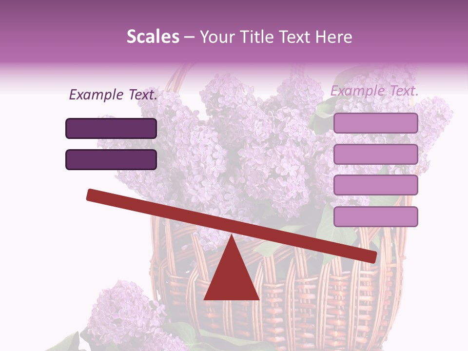 Tree Bunch Bouquet PowerPoint Template