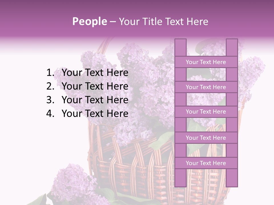 Tree Bunch Bouquet PowerPoint Template
