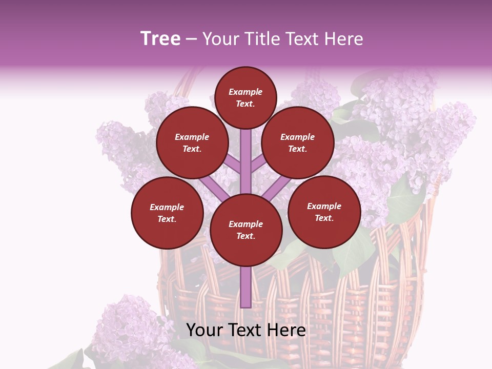 Tree Bunch Bouquet PowerPoint Template