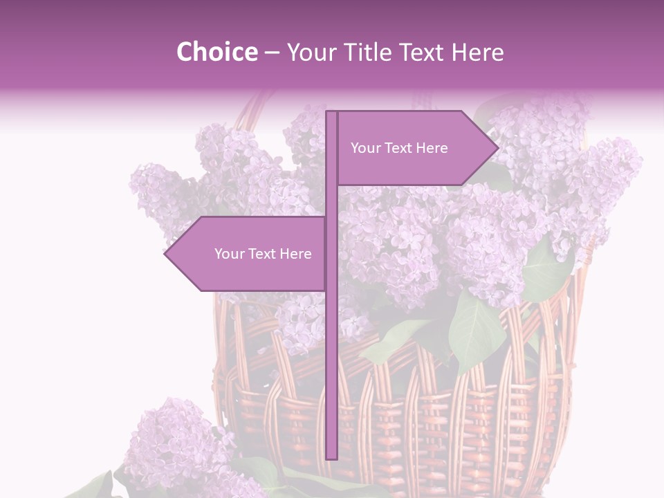 Tree Bunch Bouquet PowerPoint Template