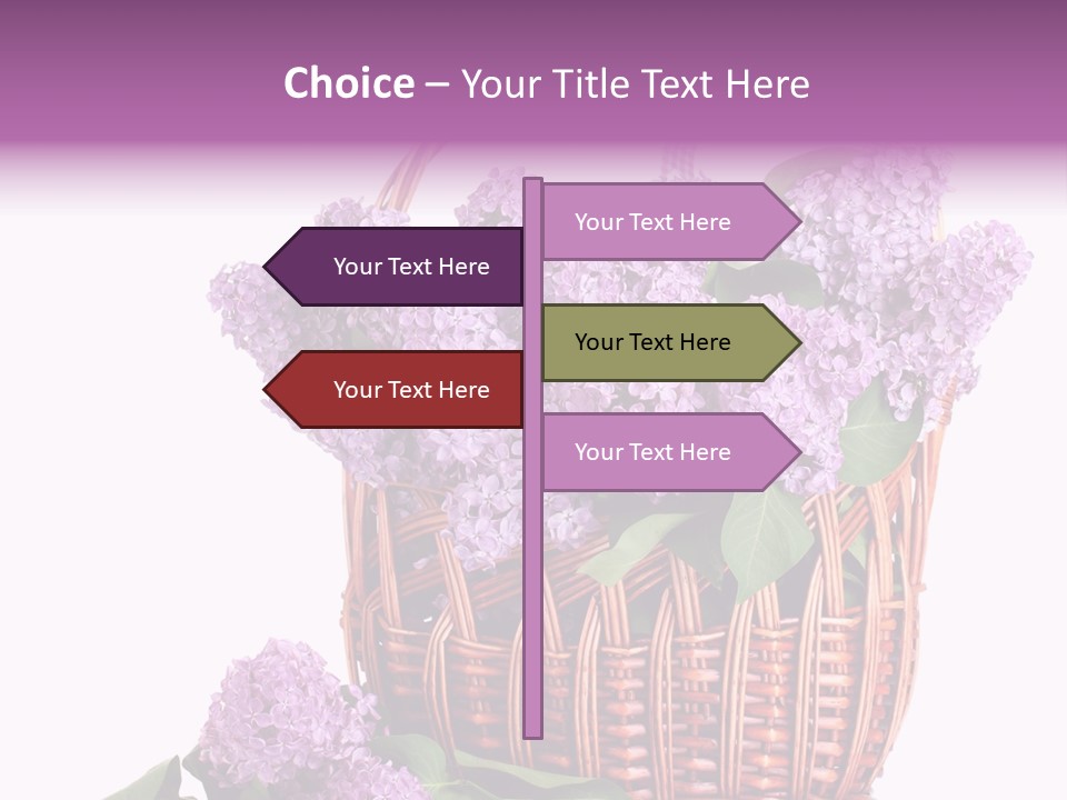 Tree Bunch Bouquet PowerPoint Template