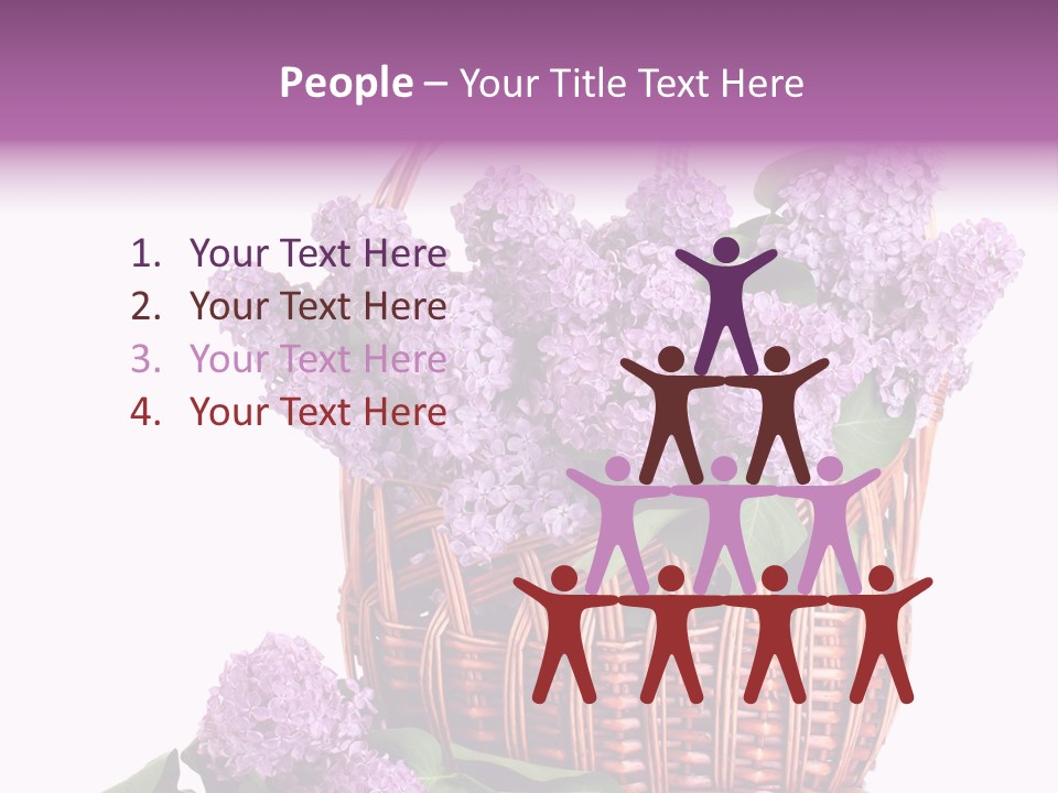 Tree Bunch Bouquet PowerPoint Template