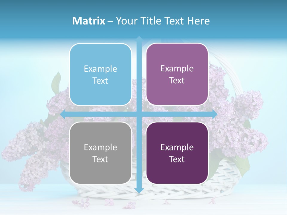 Petal Background Blooming PowerPoint Template