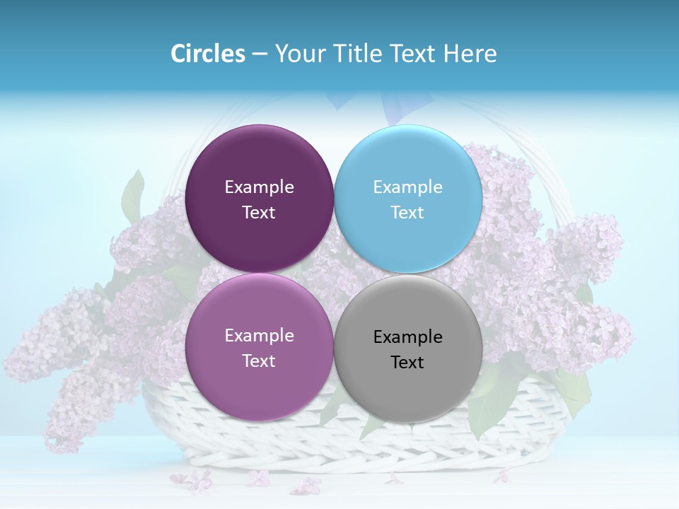 Petal Background Blooming PowerPoint Template