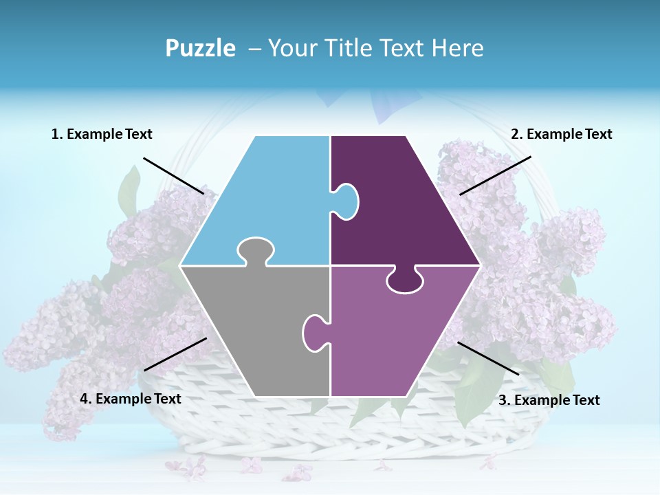 Petal Background Blooming PowerPoint Template