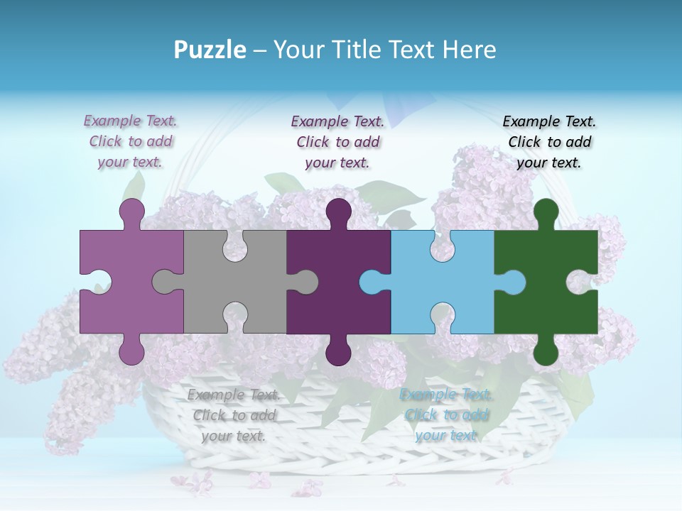 Petal Background Blooming PowerPoint Template