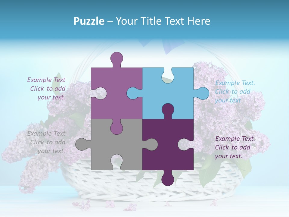 Petal Background Blooming PowerPoint Template