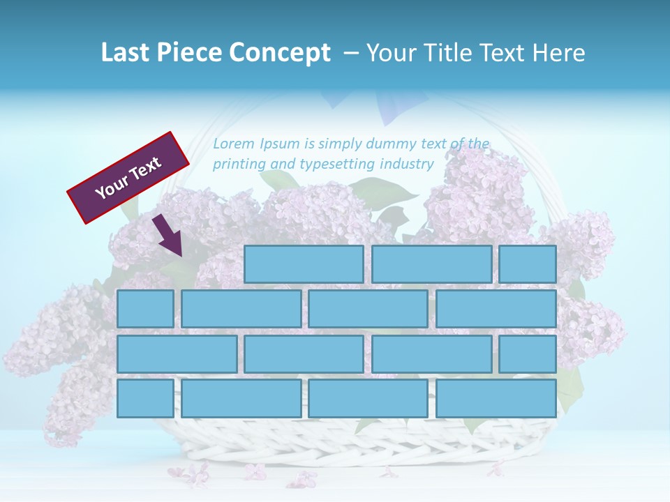 Petal Background Blooming PowerPoint Template