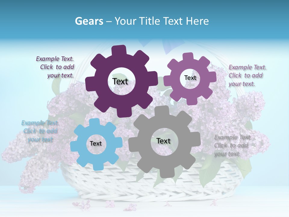 Petal Background Blooming PowerPoint Template