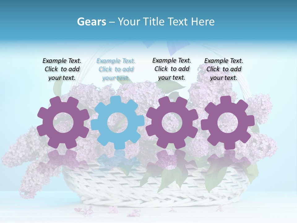 Petal Background Blooming PowerPoint Template