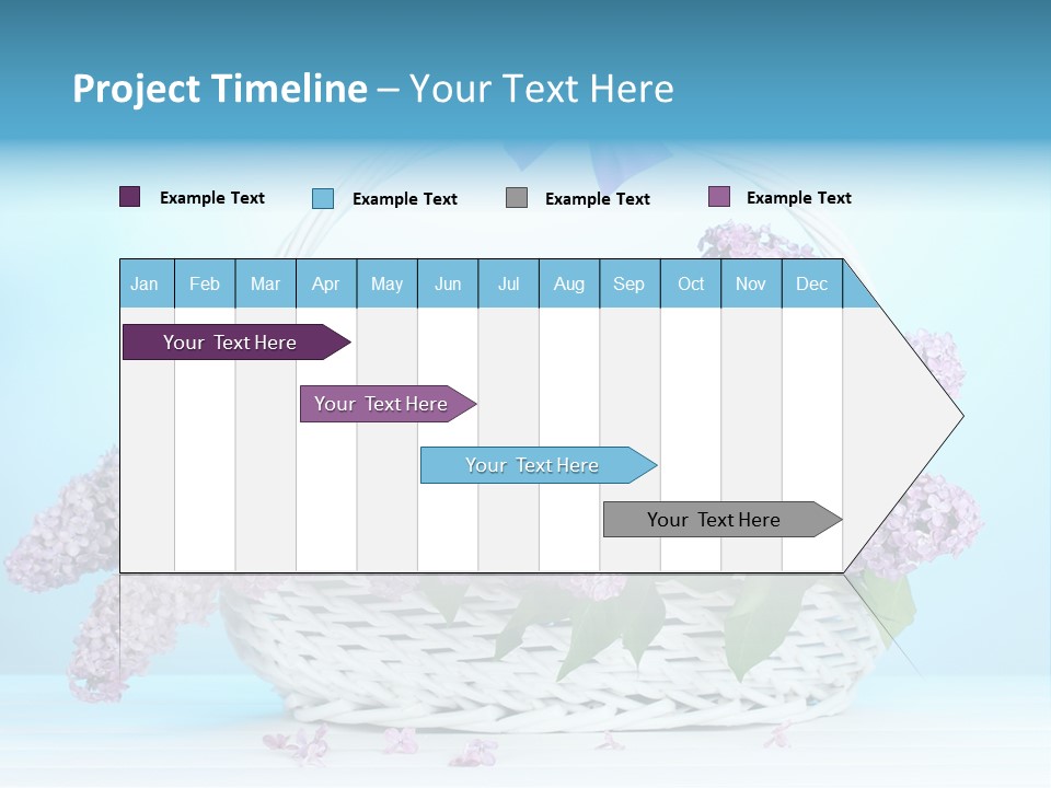 Petal Background Blooming PowerPoint Template