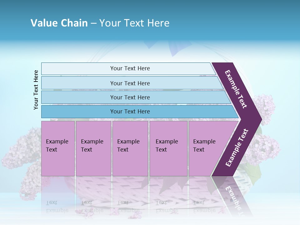 Petal Background Blooming PowerPoint Template