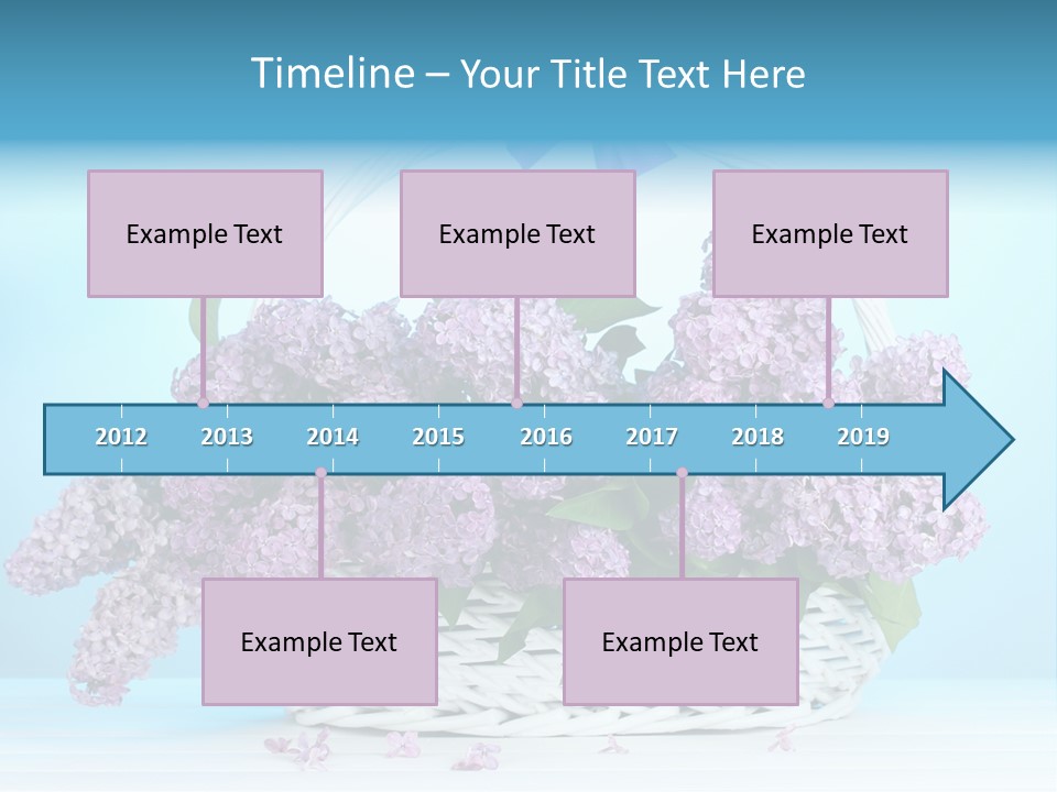 Petal Background Blooming PowerPoint Template