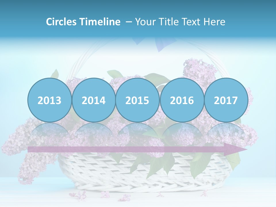 Petal Background Blooming PowerPoint Template
