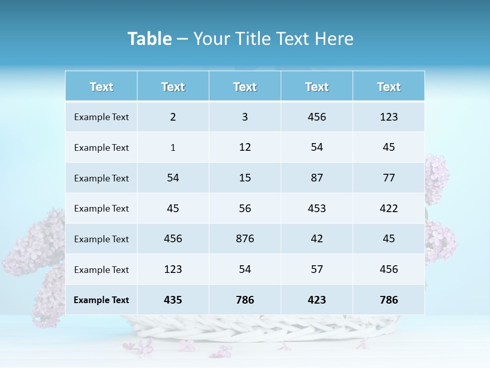 Petal Background Blooming PowerPoint Template