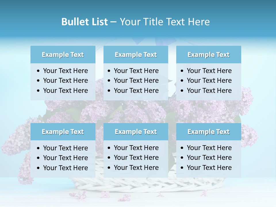 Petal Background Blooming PowerPoint Template