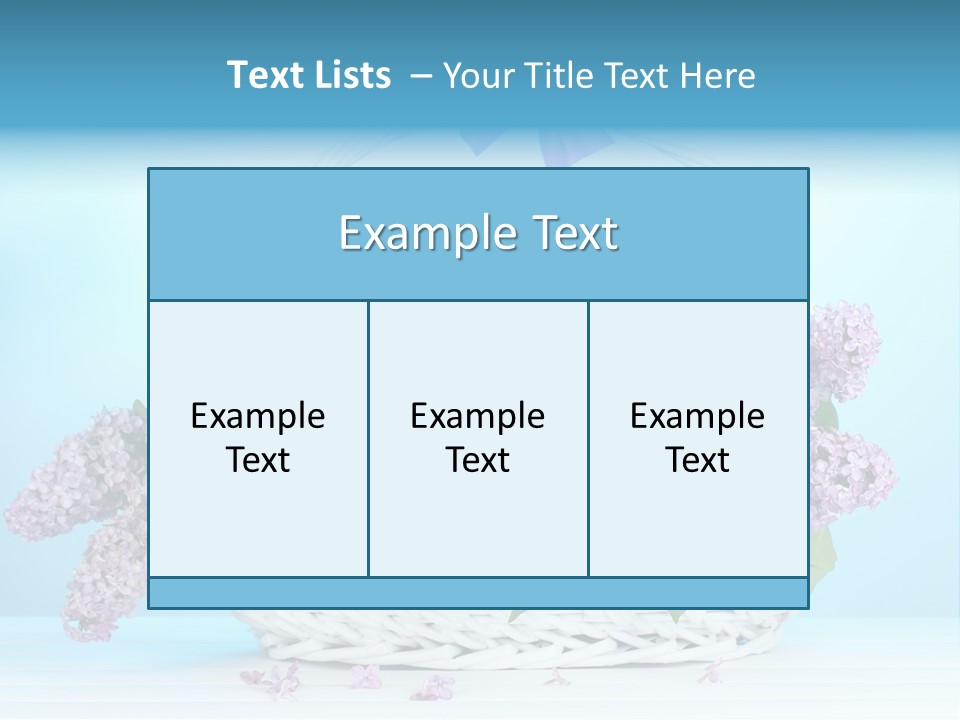 Petal Background Blooming PowerPoint Template