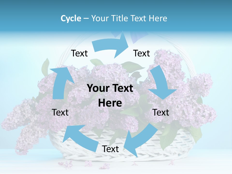 Petal Background Blooming PowerPoint Template