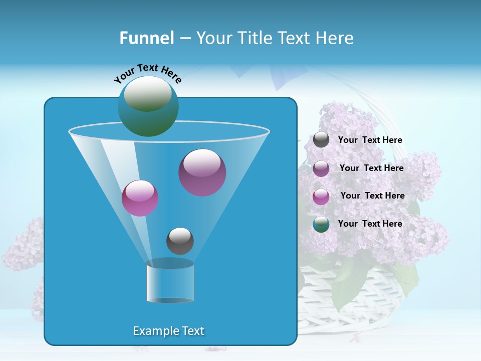 Petal Background Blooming PowerPoint Template